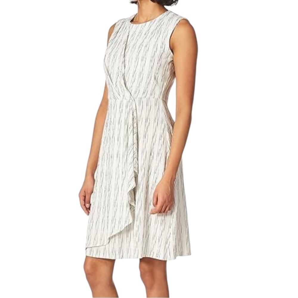CALVIN KLEIN NWTS SLEEVELESS WRAP DRESS SZ 6